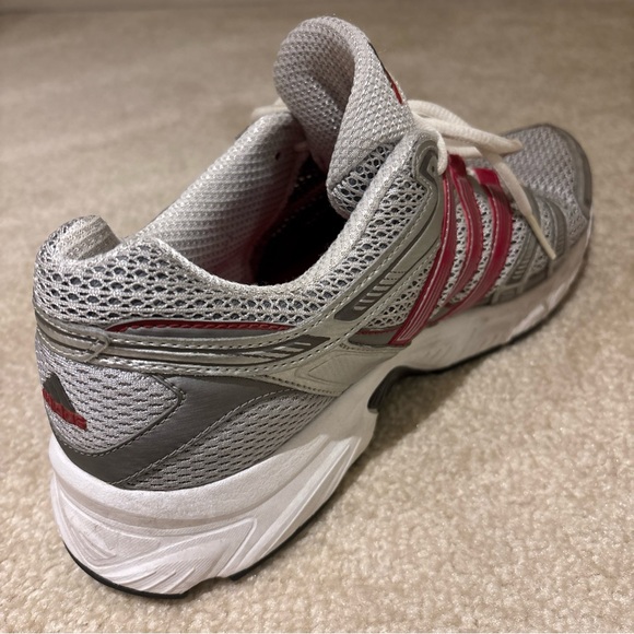 Adidas Adiprene Red Metallic Silver Running Athletic Shoes Sneakers Mens US 10 - Picture 14 of 15